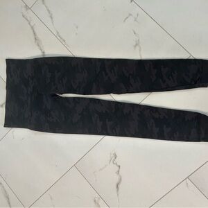 Spanx leather look camo leggings